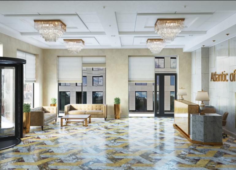 Атлантик: Вид входной группы внутри зданий