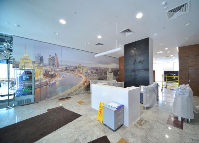 Атлантик: Вид главного ресепшен здания